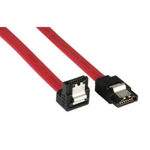 InLine SATA Anschlusskabel abgewinkelt rot 0.5m - Bild 1 von 1