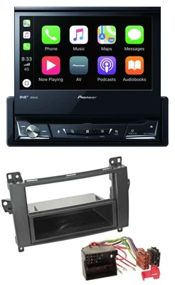 Pioneer DVD Bluetooth DAB USB MP3 Autoradio für Mercedes A-Klasse 04-12 W169 C16 - Bild 1 von 4
