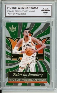 2024-25 PANINI COURT KINGS #25 VICTOR WEMBANYAMA PAINT BY NUMBERS - Picture 1 of 2