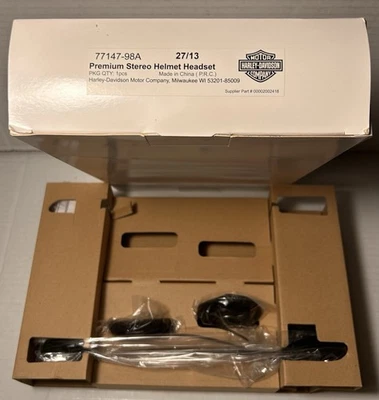 Подлинный Harley-Davidson Premium стерео шлем гарнитура 77147-98A OEM новый - Изображение 1 из 4
