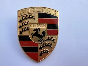 Porsche 911 901 912 SWB LWB barra naranja capó insignia original OEM fábrica - Imagen 1 de 11