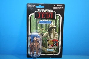 STAR WARS 2011 THE VINTAGE COL LOGRAY (EWOK) MINT ON CARD FIGURE WEAPON HASBRO - Picture 1 of 11