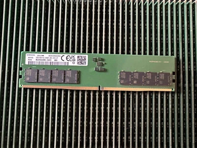 32GB RAM DDR5 4800Mhz UDIMM PC5-38400 Komp. zu HP -HPE  PN # 4M9Y2AA, 4M9Y2AT - Bild 1 von 2