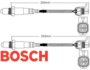 2 X BOSCH PRE-CAT OXYGEN O2 SENSOR FOR HOLDEN CAPRICE WM WN ALLOYTEC LWR 3.6L V6 - Bild 1 von 1