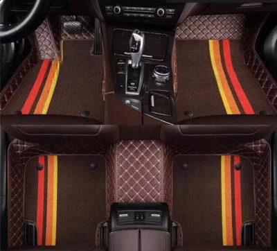 Luxury Car Floor Mats for Audi A6 C8 C7 A5 A4 S6 R T Double Protection Anti-slip - Image 1 of 4