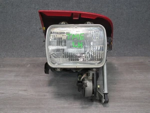 91-95 TOYOTA SW21L MR2 FRONT LEFT POP UP HEADLIGHT LAMP W MOTOR RALLY RED OEM - Picture 1 of 18
