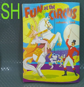 Vintage 1975 Playmore Malbuch Spaß im Zirkus Pan American UNBENUTZT - Bild 1 von 9