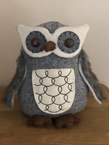 St. Nicholas Square Plush OWL, 10", Rustic Americana Lodge, New With Tags, Kohls - Picture 1 of 3