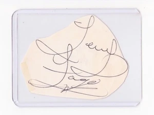 Autógrafo de corte firmado por Terry Fargo Portland Pacific Northwest Wrestling PNW años 80 - Imagen 1 de 2