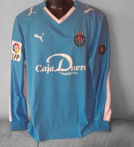 Camiseta usada en partido del club español Real Valladolid 2008 del portero Villar - Imagen 1 de 8