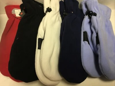WINTER COLLECTION FLEECE THINSULATE INSULATION MITTENS SOLD SEPARATE Length 11" - Image 1 of 4