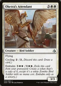 OKETRA'S ASSISTANT x4 mtg NM-M Amonkhet 4 Unc - Foto 1 di 1