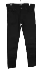 JACK & JONES Slim / Glenn Jeans Men's W32/L34 Stretch Button Fly Denim Black - Picture 1 of 11