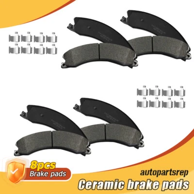 Pastillas de freno delanteras y traseras de cerámica para Chevrolet Silverado 2500 HD 3500HD 2011-2016 Foto 1 de 4