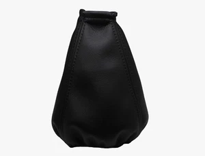 DAEWOO NEXIA (1996-2001) Cuffia Leva Cambio 100% Vera Pelle - Cuciture Nero - Bild 1 von 1