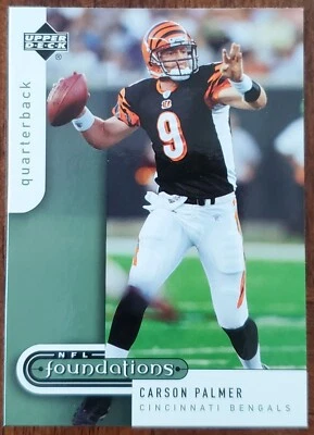 2005 UPPER DECK FOUNDATIONS CARSON PALMER CINCINNATI BENGALS CARD #21 NM/MT - Image 1 of 2