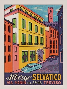 Vintage Hotel Luggage Travel Labels Repro Signs - lot of 10 - Picture 1 of 11