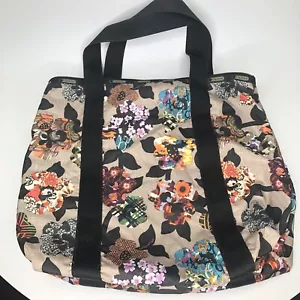 Große Lesportsac Floral Tote Handtasche Geldbeutel Damentasche a1N - Bild 1 von 12