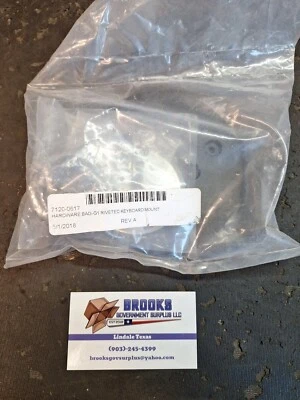 Gamber Johnsom 7120-0617 Hardware Bag G1 RIVETED KEYBOARD MOUNT NEW - Image 1 of 3