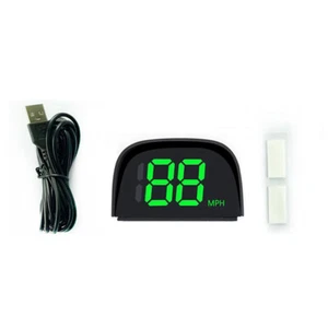 1pc Universal HUD GPS Head Up Display Speedometer Odometer Car Digital Speed MPH - Picture 1 of 8