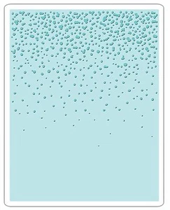 NEW Retired Sizzix Snowfall-Speckles Embossing folder #661008 MSRP $12.99 Holtz - Picture 1 of 3