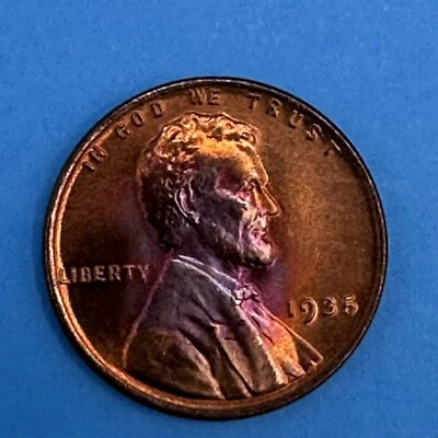 1935-1 Cent Wheat penny very nice Coin High Grade - Image 1 of 2