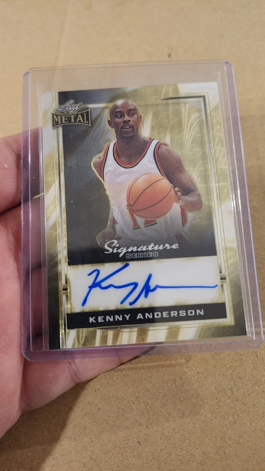 Bola Superfractor Vinilo Dorado 1/1 Kenny Anderson Serie Signature Hoja 2024 Foto 1 de 4