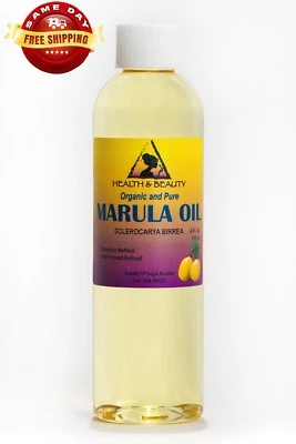 H&B OILS CENTER MARULA OIL REFINED ORGANIC CARRIER COLD PRESSED PREMIUM 100% PURE NATURAL 4 OZ