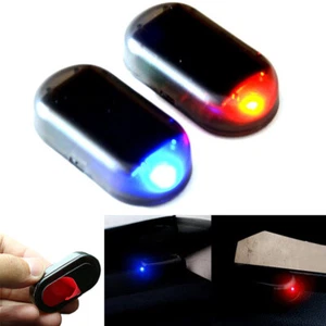 1x Universal Fake Solar Car Alarm Light Led Warn Security System Theft Flash - Picture 1 of 12