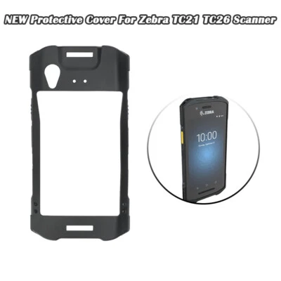 Brand New For Zebra TC21 TC26 Black Rugged Bumper Case Boot / Protective Cover - Image 1 of 4