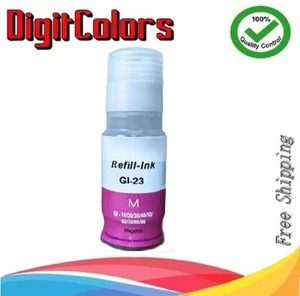 Botella de tinta de recarga magenta para impresora PIXMA G650 G550 G620 para Canon GI-23 - Imagen 1 de 1