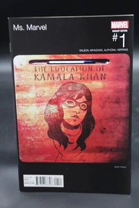 Ms. Marvel (2016) #1 Jenny Frison Hip Hop Variant Cover Kamala Khan Series NM - Bild 1 von 3