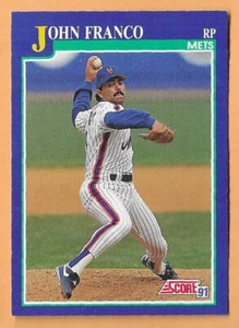 John Franco New York Mets #14 - Puntuación casi nueva-como nueva 1991 - Imagen 1 de 2