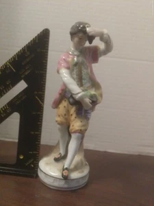 Vintage Porcelain Meissen Style Victorian Figurine - Picture 1 of 6