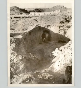 Francia FUERTE MILITAR en Cantera de Mareth Túnez África Segunda Guerra Mundial 1939 Foto de Prensa - Imagen 1 de 2