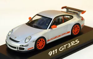 Porsche 911 GT3 RS 997 Bj. 2006-2009, Plata Metalizado, Minichamps-Modell CON 1: - Imagen 1 de 7