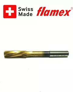 Schweizer 9,92 mm HSS Spannmaschine Reibahle Reiblochbohrer Nr31 . - Bild 1 von 8