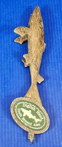 DOGFISH HEAD Brewed Ale 12” Craft Beer Keg Bar Tap Handle Shark Broken Fin - Picture 1 of 6