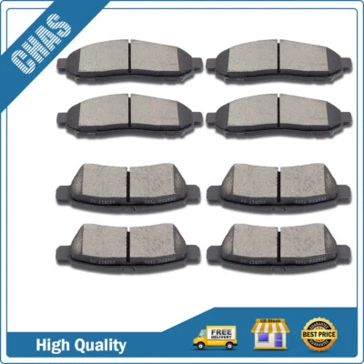 Pastillas de freno delanteras traseras de cerámica para Nissan Frontier 2005-2015 Xterra 2005-2015 Foto 1 de 4