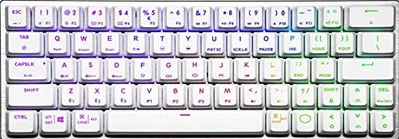 CoolerMaster SK622 White Wired/Wireless Tenkeyless Red Axis On-the-Fly - Image 1 of 2