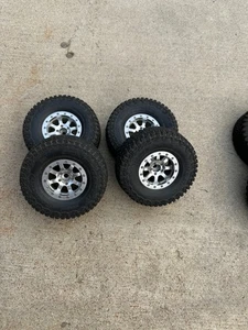 RC4WD Raceline Avenger 1.7 CNC Aluminum Beadlock Wheel Falken Wildpeak A/T Tires - Picture 1 of 3
