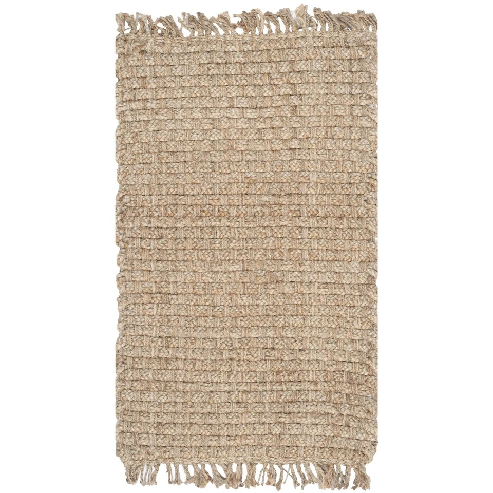 Safavieh NF856A Natural Fiber Collection Basketweave Summer Seagrass Runner Rug - Image 1 of 1