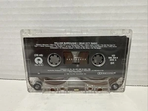 WILLIAMS BURROGHS Cassette - DEAD CITY RADIO 1990 Island Records CASSETTE ONLY - Picture 1 of 3