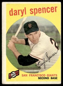 1959 Topps #443 Daryl Spencer - Picture 1 of 2