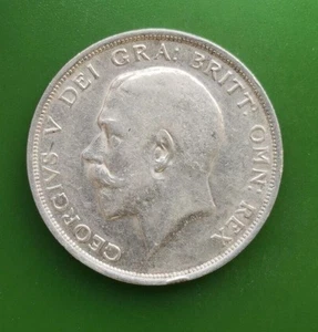 Moneda de media corona de Jorge V 1914 #2028 - Imagen 1 de 2