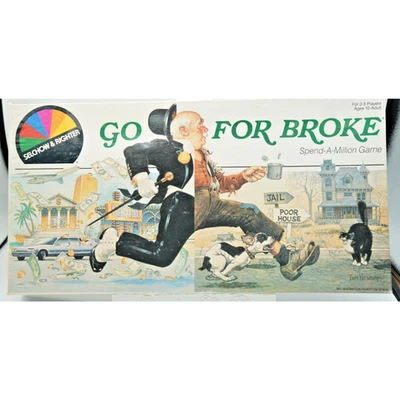 Vintage 1985 Go For Broke Spend A Million Board Game. By Selchow & Righter - Image 1 of 4