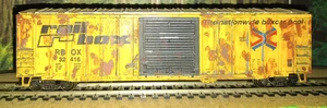Bachmann HO Scale #19608 50' Outside Braced Box Car RBOX #32416 - WEATHERED - Bild 1 von 11