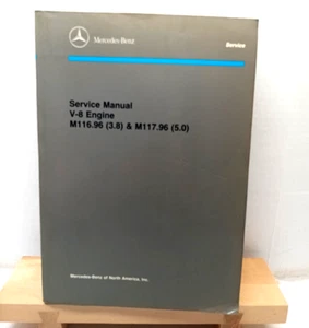 Mercedes-Benz Service Manual V8 Engine M116.96(3.8) M117.96(5.0) S-2467-000 - Picture 1 of 8