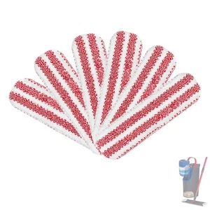 Replacement Mop Pad for Vileda/O-Cedar H2prO, Washable, Red – Wood/Tile/Vinyl - Picture 1 of 7
