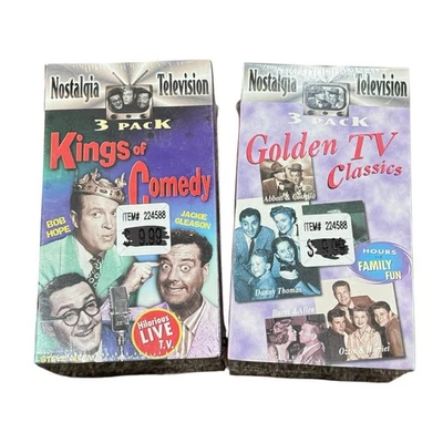 Nostalgia Television TV Show Kings Of Comedy & Golden TV Classics 3 Pack VHS Set - Image 1 of 2